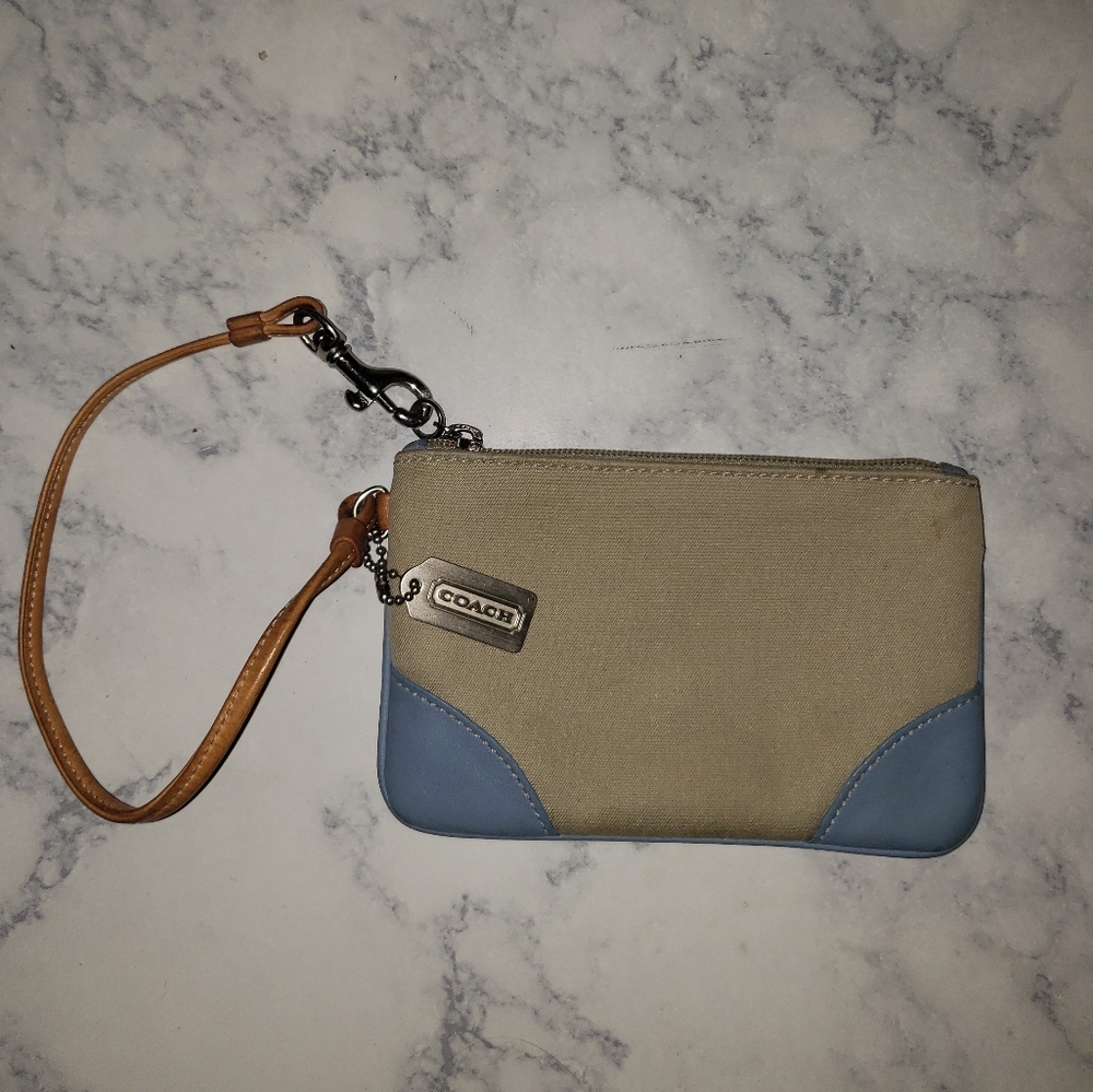 Coach coin bag wristlet